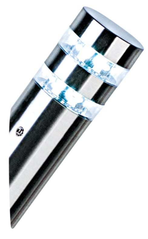 Kinkiet ścienny zewnętrzny Kaja Lima chromowany LED 0.12W 6500K 260lm IP44 wym: 22 x 7 x 15 cm metal - 1 szt.