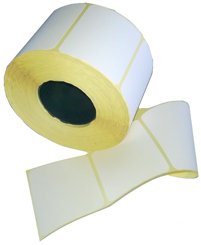 Etykiety termiczne, 58x43mm, 1000 etykiet, na rolce, biały