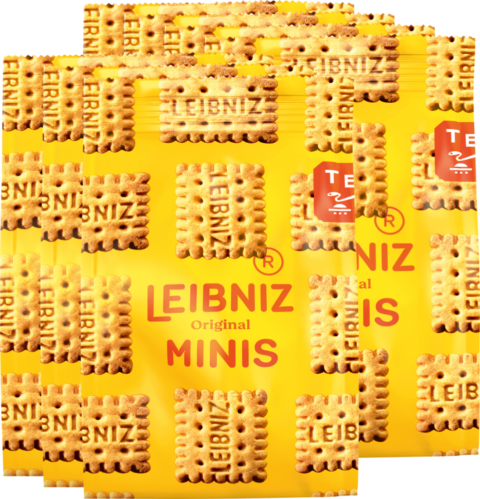 7x Herbatniki Leibniz Minis Classic, maślany, 120g