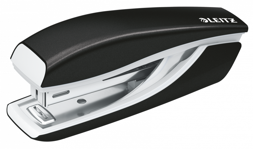 Zszywacz mini Leitz NeXXt Wow, do 10 kartek, metaliczny czarny