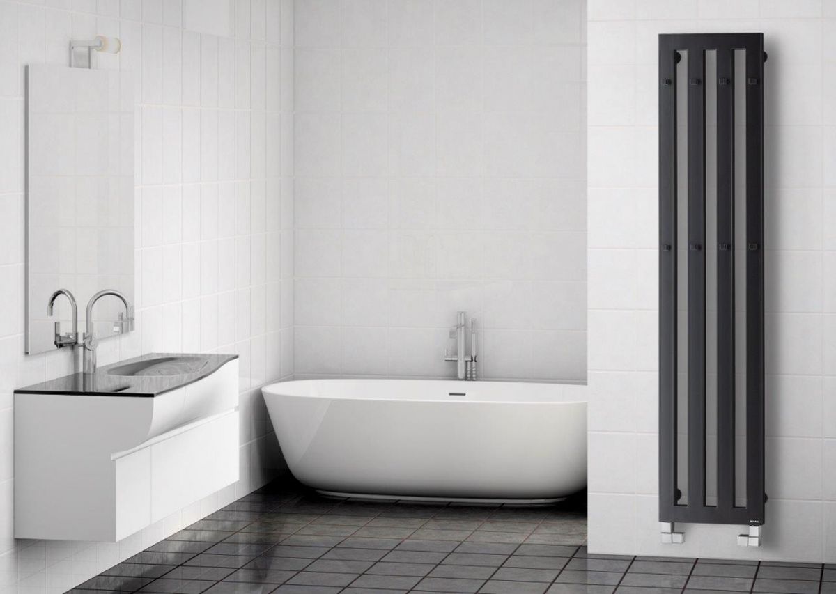 P.M.H. Darius grzejnik łazienkowy drabinkowy 150x32,6 cm antracyt DAH5A