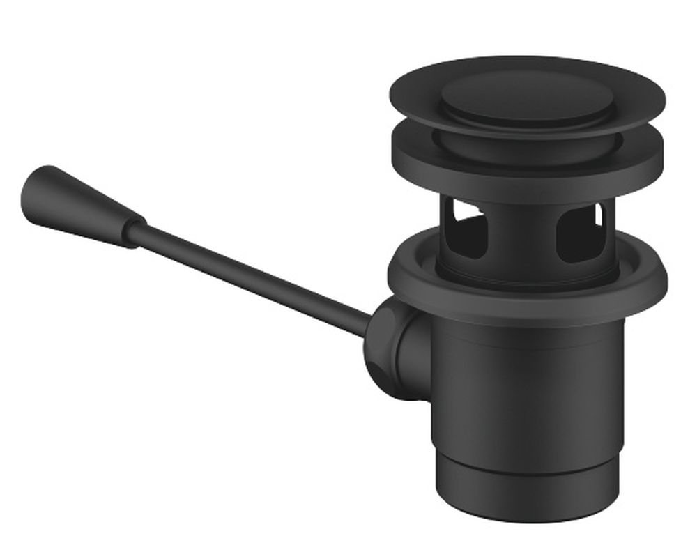 Dornbracht zestaw odpływowy umywalkowy z cięgnem czarny mat 10300970-33
