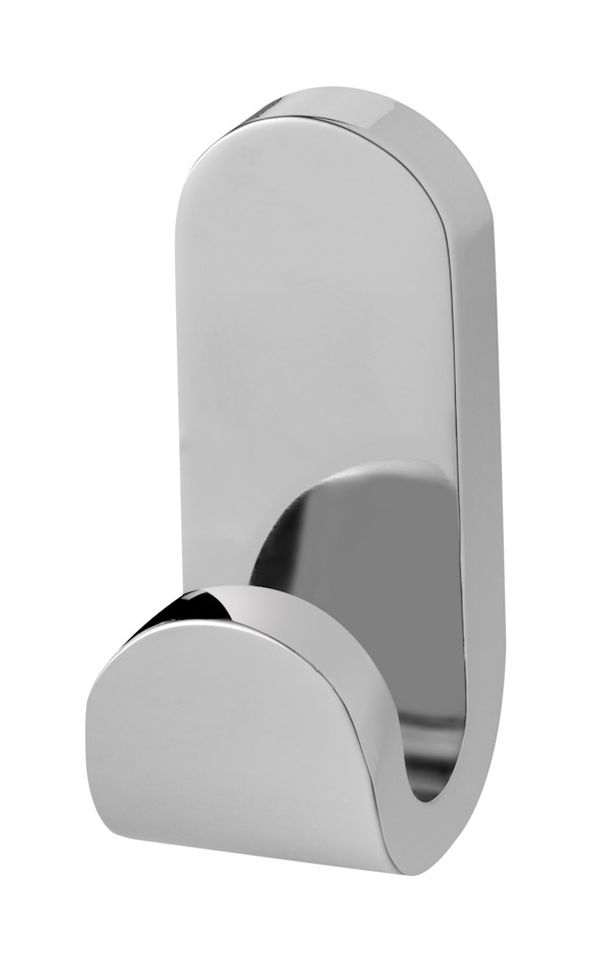 Bisk Natura wieszak pojedynczy chrom 04304 - Wysyłka w 24h