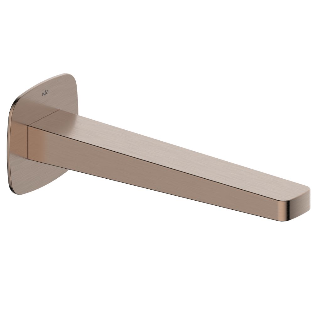 KFA Armatura Malaga wylewka do baterii wannowej różowe złoto szczotkowane 836-007-34