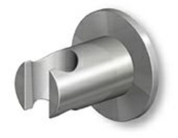 Zucchetti Helm uchwyt prysznicowy ścienny stal nierdzewna szczotkowana Z93794.X