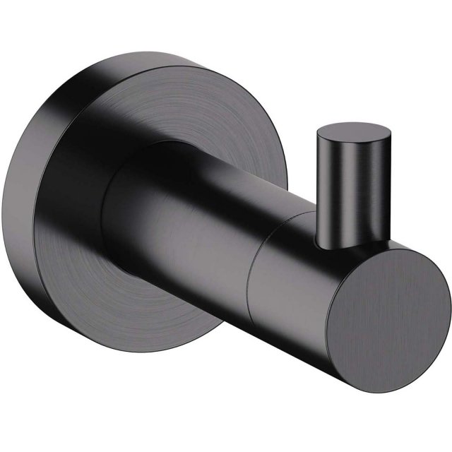 OMNIRES Wieszak na ręcznik MODERN PROJECT pojedynczy antracyt szczotk