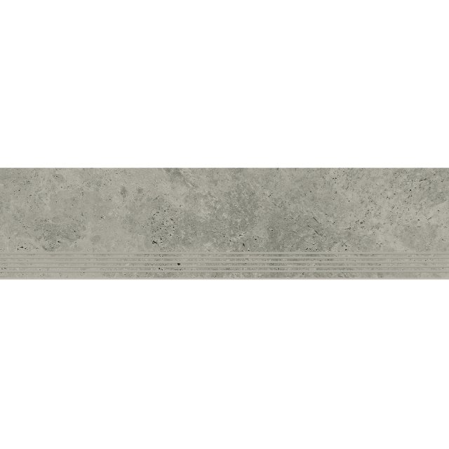 Gres szkliwiony stopnica CANDY light grey mat 29,8x119,8 #584 gat. I