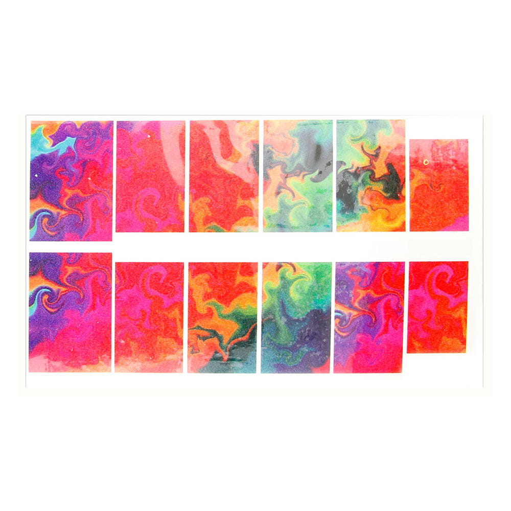 Naklejki wodne do paznokci arkusz 9 x 5,5 cm a Nr 686