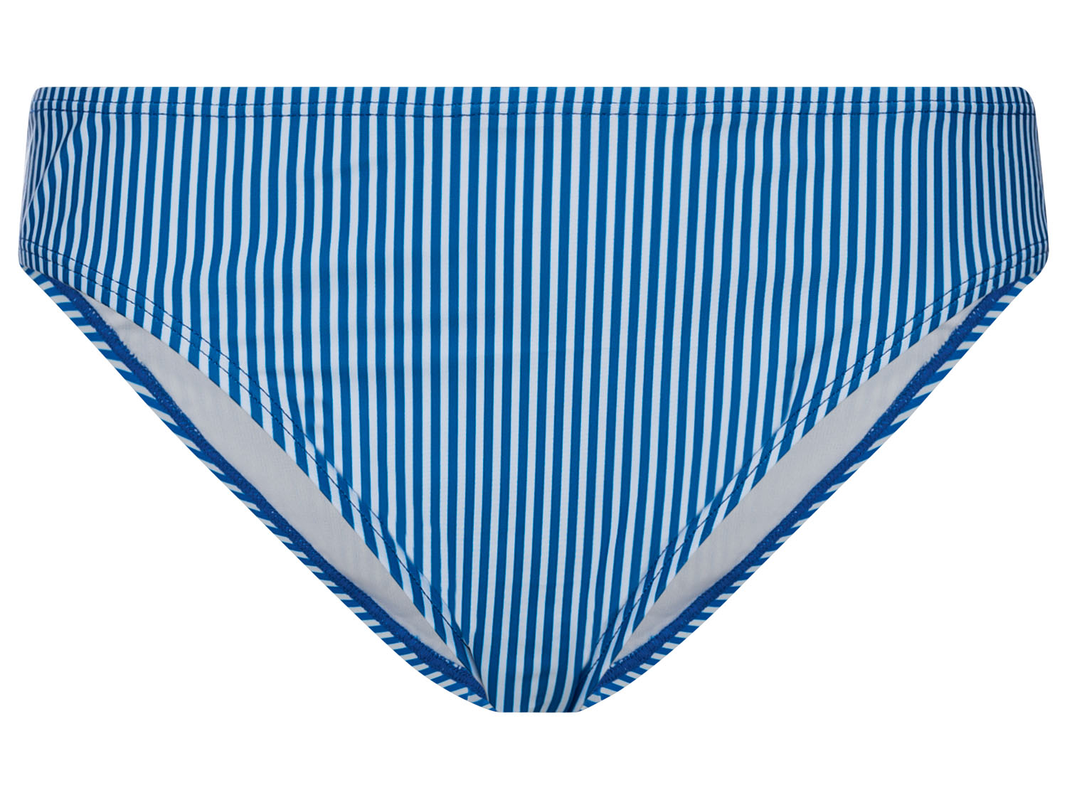 esmara Majtki damskie, dół od bikini 38, Pasy biały/niebieski