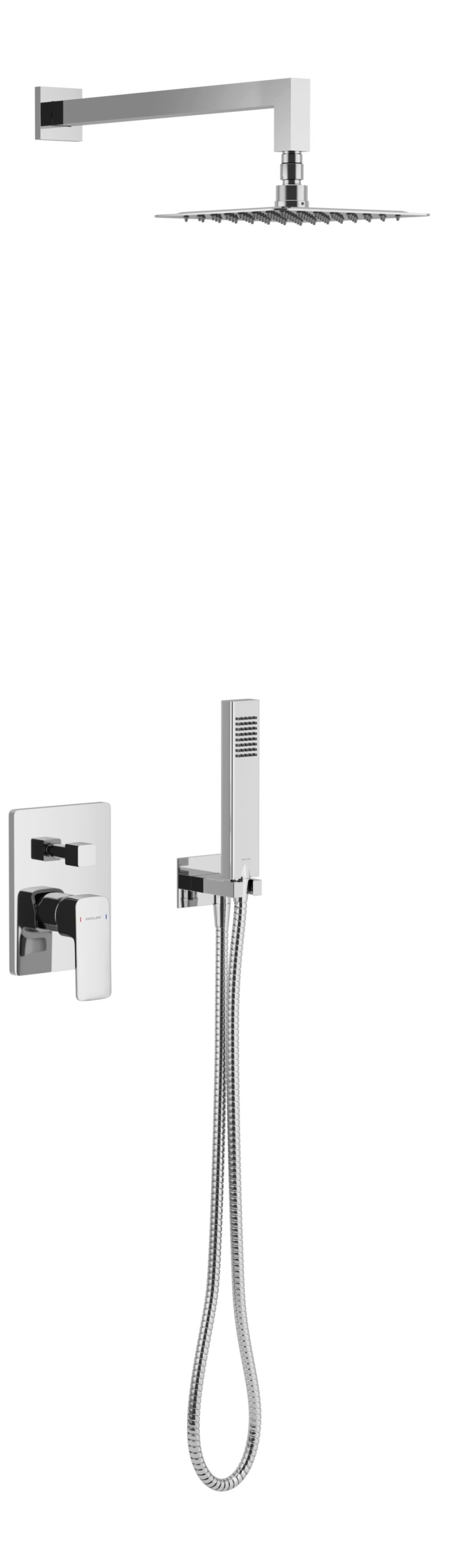 Darmowa Dostawa - Zestaw prysznicowy podtynkowy chrom Excellent Keria AREXSET2045CR