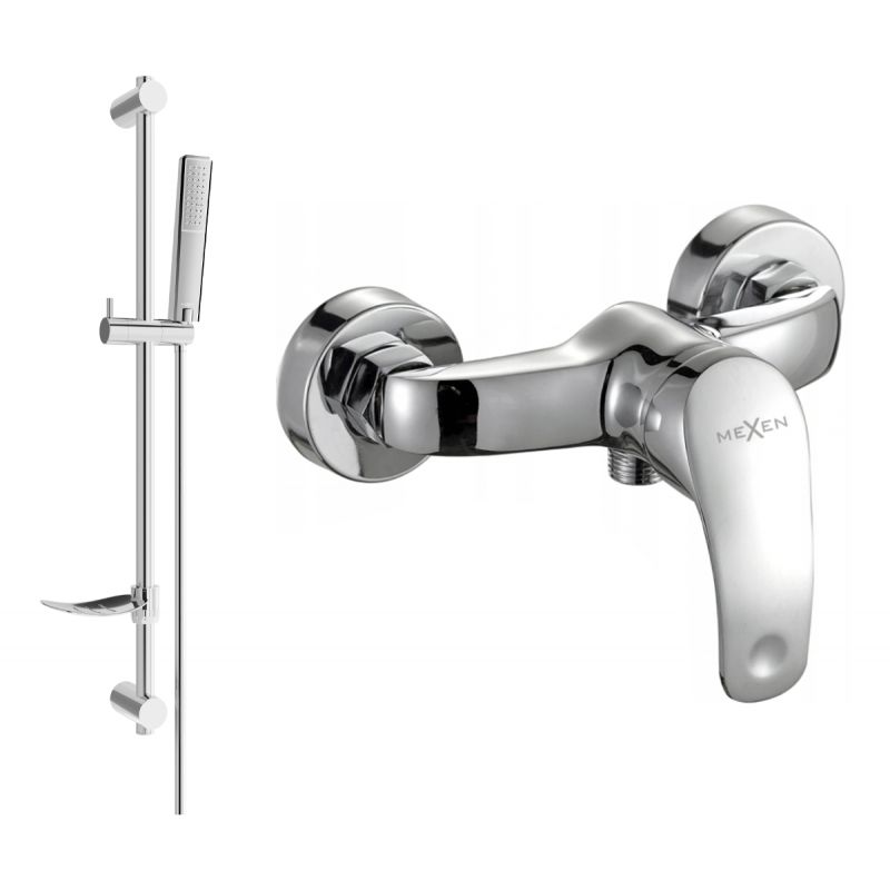 Bateria prysznicowa Mexen Fabia zestaw chrom 1 szt.