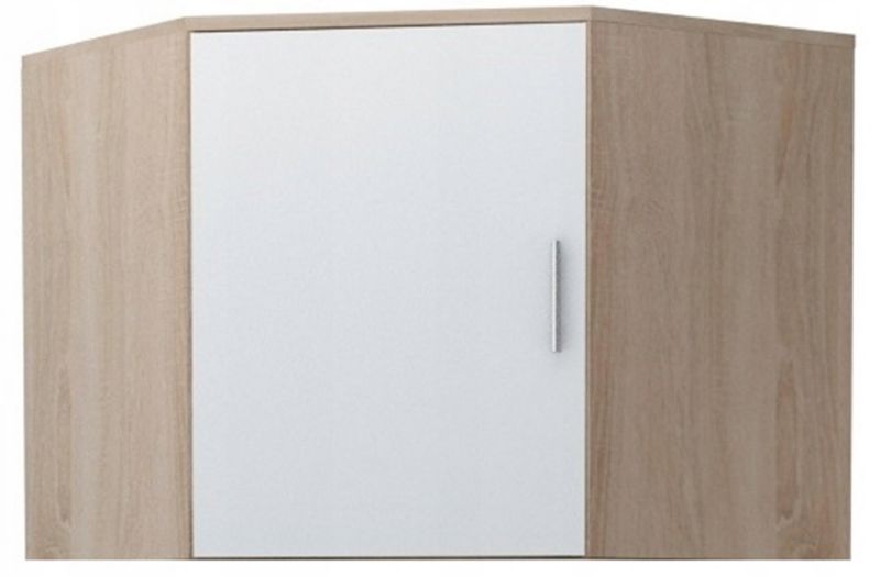 Nadstawka Matkam narożna Bodo 80x80 cm ufc biały-sonoma 1 szt.