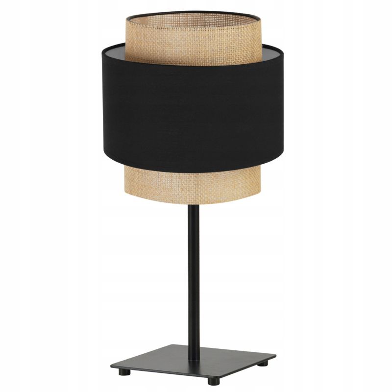 Lampa stołowa nocna Light Home LH Boho Gia Juta 1x E27 60W czarny 1szt.