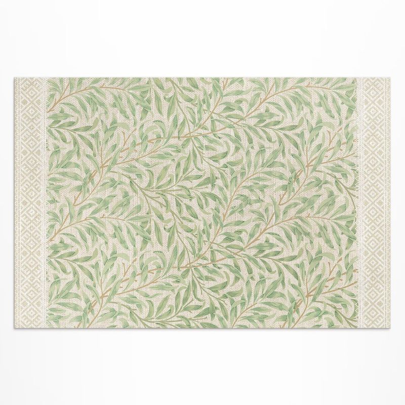 Dywan Winylowy Z Nadrukiem Wallfluent 150x225 cm Ilustracja liści 1 szt.