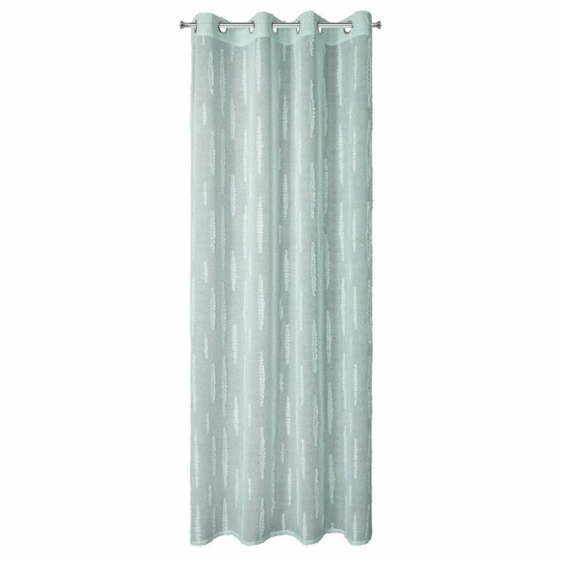 FiraFirana ALENI Eurofirany 140 x 250 cm miętowa etamina zdobiona aplikacją 1 szt.