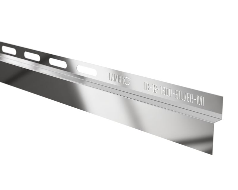 Listwa brodzikowa czołowa Lambro srebrny połysk 130 cm 1 szt.