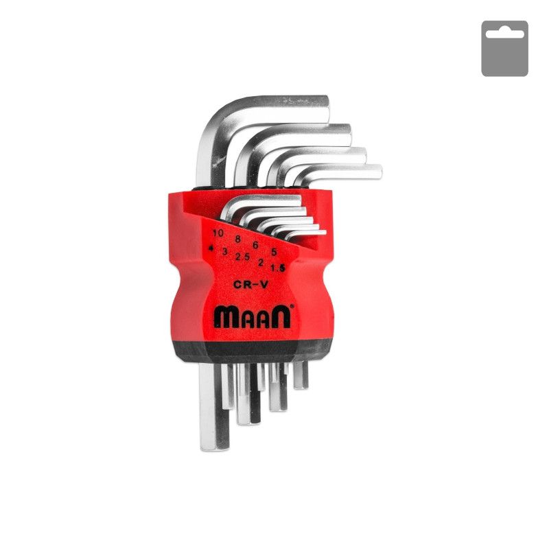 Klucze imbusowe, Maan, PROFI komplet 9 elementów, 1 szt.