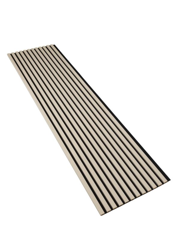 Lamele na Czarnej Płycie Ścienne SunWood 275x55cm Panel Dekoracyjny Kaszmir 1 szt.