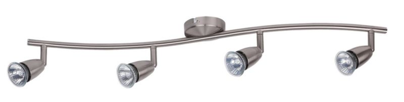 Spot Rabalux Norman chrom satyna 4 x GU10 x 50W IP20 wym: 13 x 70 x 8 cm - 1 szt.