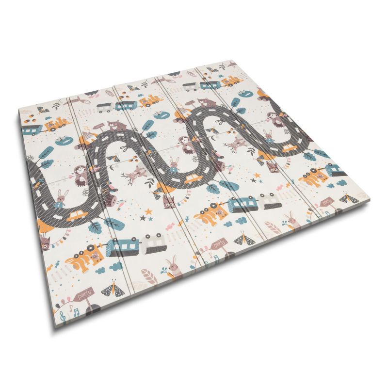 Duża mata piankowa dla dzieci Nukido NK-340 pianka XPE dwustronna edukacyjna 180x200 1szt.