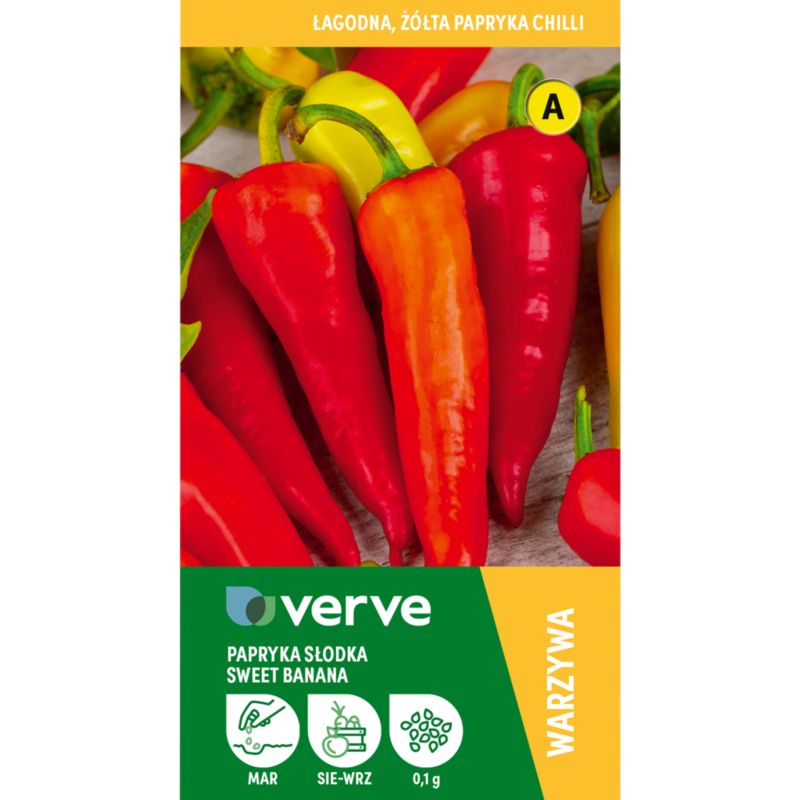 Nasiona papryka słodka Sweet Banana Verve