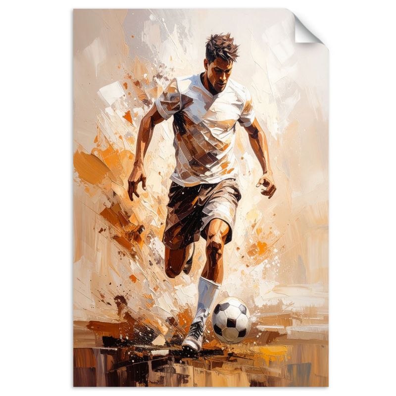 Naklejka na ścianę Feeby Piłkarz 60x90cm 1szt