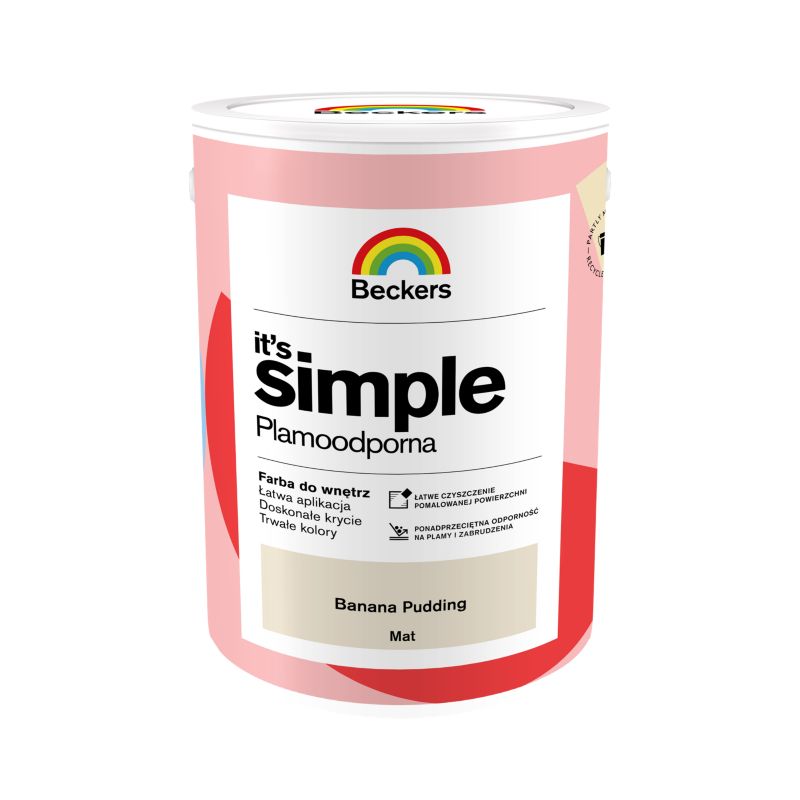 Farba kolorowa Beckers It's Simple banana pudding 5 l