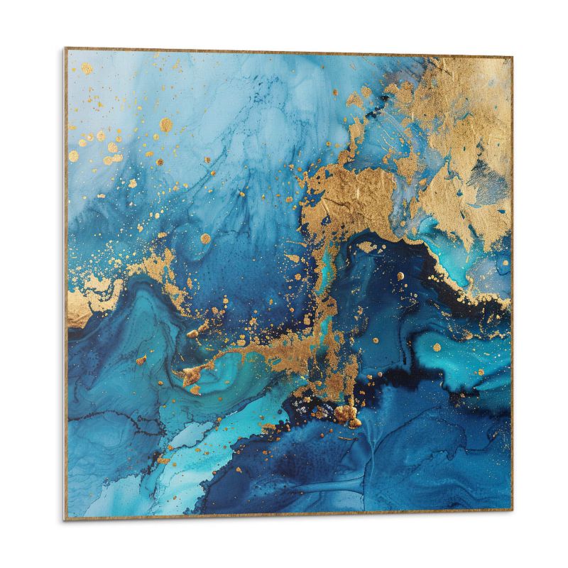 Kafelki samoprzylepne Wallfluent 20x20 cm Wodny wzór w stylu abstrakcyjnym 20 szt.