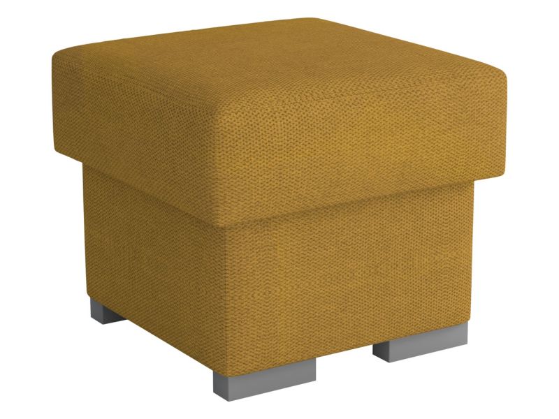 Pufa kwadratowa MIRJAN 24 Oslo welur kurkuma 1 szt.