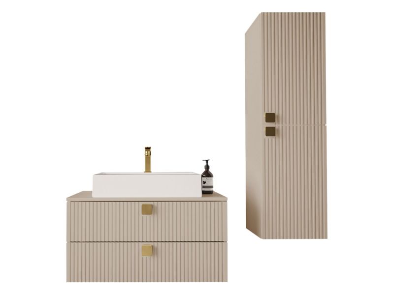 Meble łazienkowe MIRJAN 24 Gariano III piasek pustyni 1 kpl.