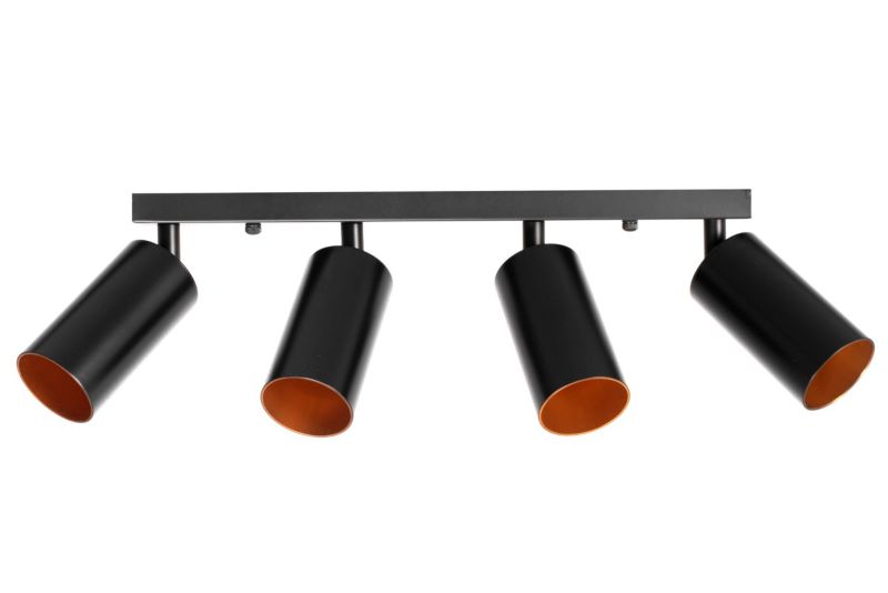 Lampa Sufitowa Toolight App940-4C Czarny