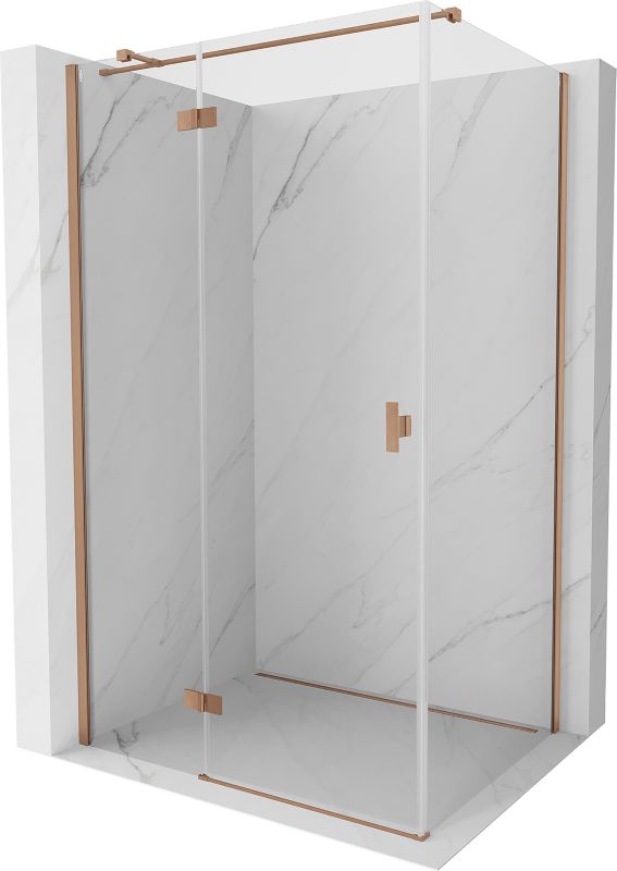 Kabina prysznicowa Mexen Mist-H T miedź szczotkowana 110x100 cm 1 szt