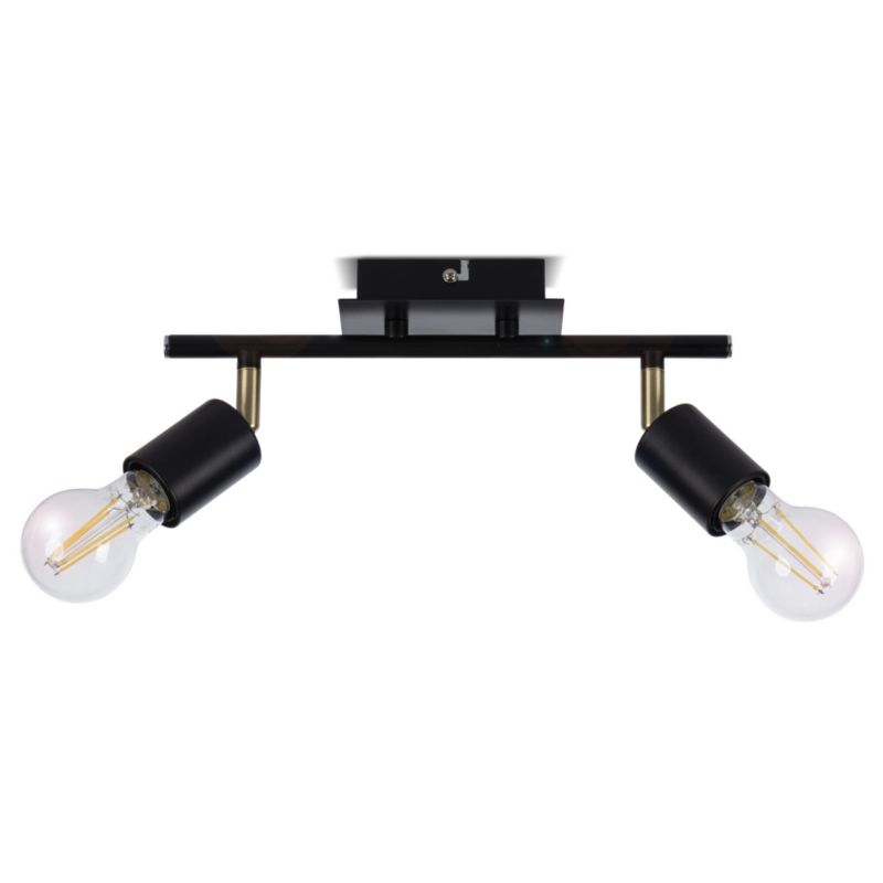 Lampa sufitowa LightLogic LL TAWA EL-2I E27 66222 ścienna podwójna spot regulowany loft 1 szt.