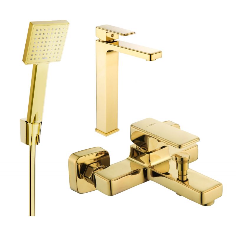 Zestaw wannowy Mexen Cetus złoty 1 szt.