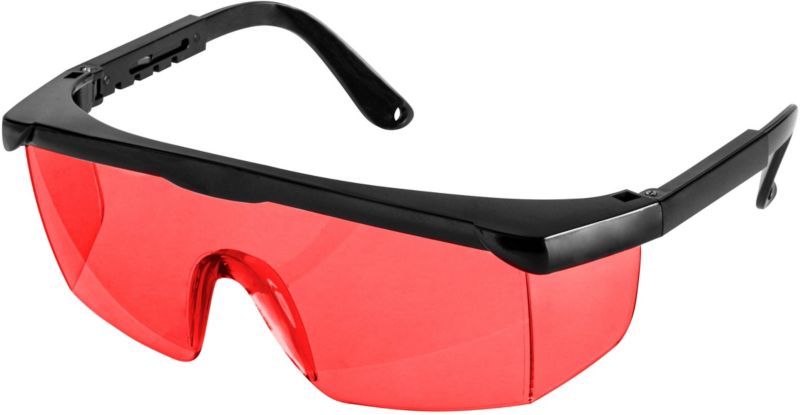 Okulary wzmacniające widzenie lasera Neo Tools czerwone