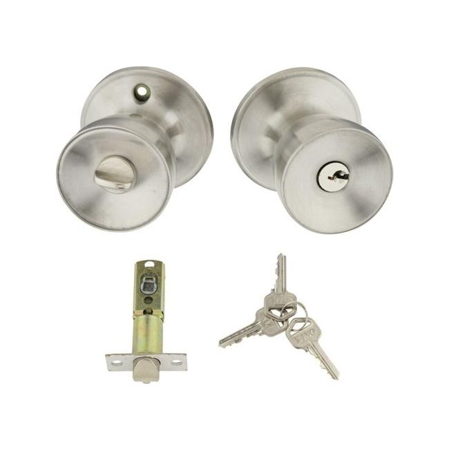 Gałki + zamek oszczędnościowy z blokadą Meiko nikiel