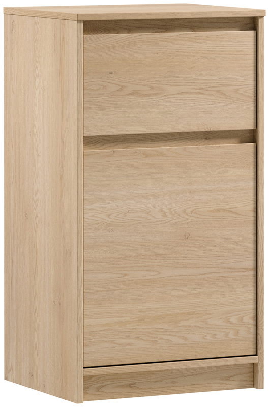 Wąska komoda do salonu z szufladą 47 cm MARANTA