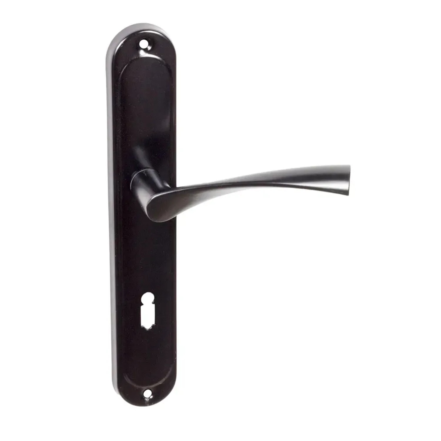 Domino Klamka Romana szyld na klucz czarna