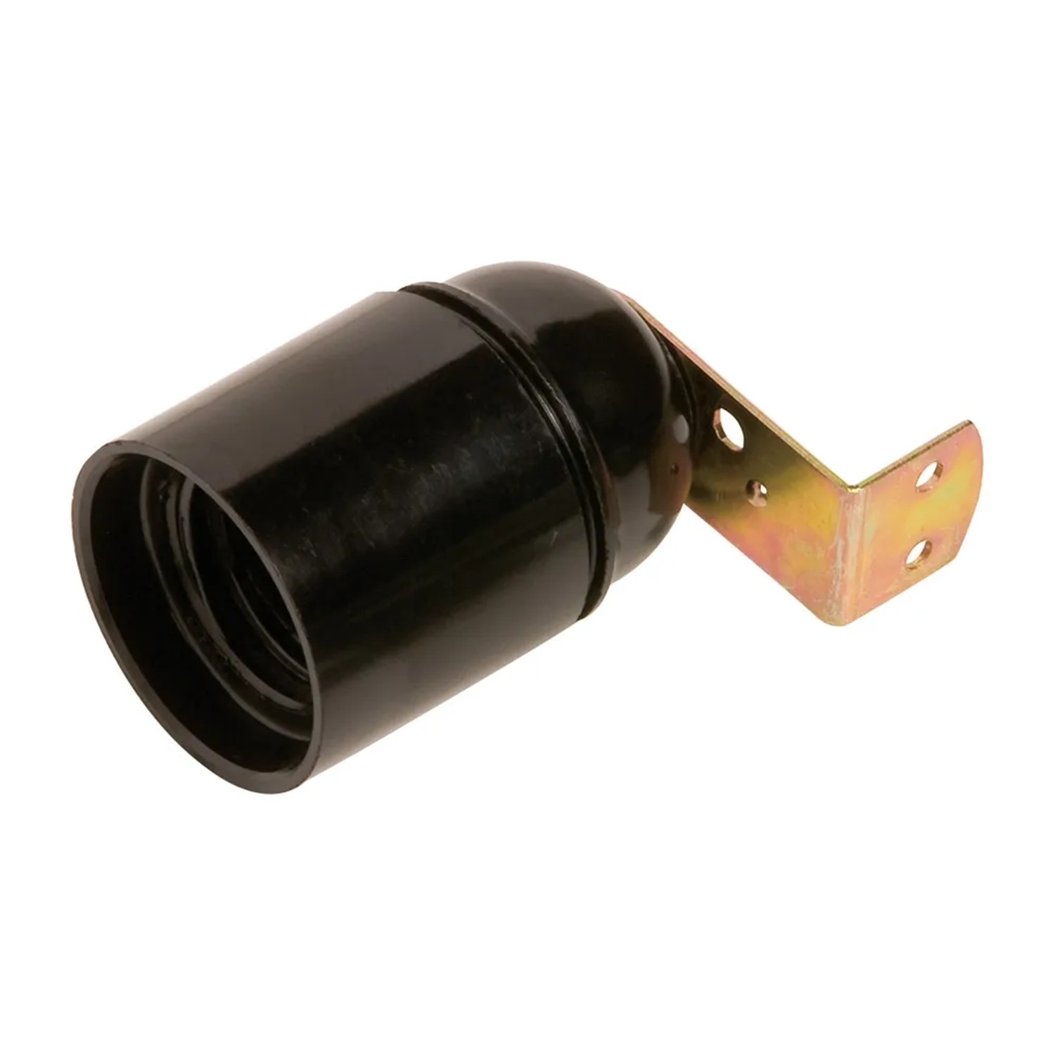 LUX-TOOLS Oprawka z uchwytem E27 czarna