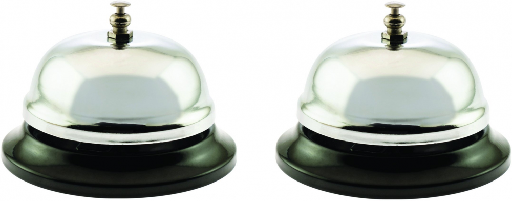 2x dzwonek recepcyjny Office Products, średnica 85mm