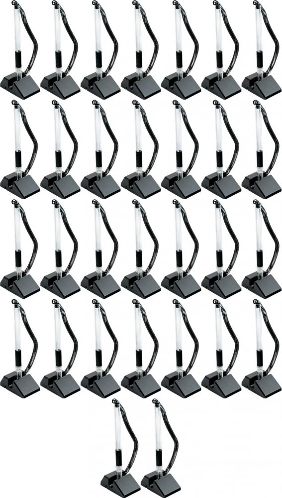 36x Długopis mocowany na sprężynce Grand GR-879, stojący, niebieski