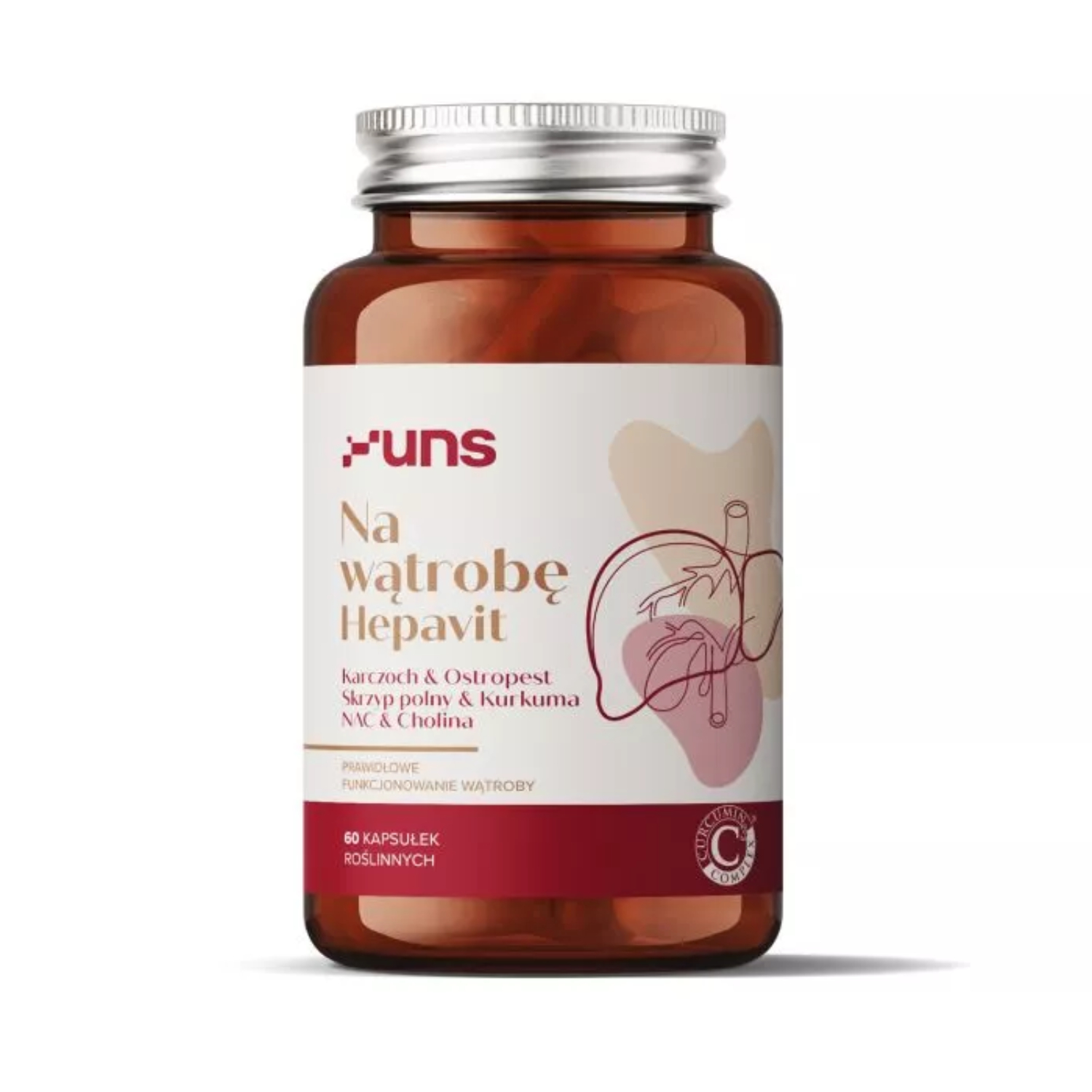 Uns na wątrobę hepavit, 60 kapsułek
