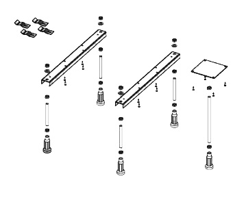 Riho Petit nogi do wanny POOTSET12 - Wysyłka w 24h