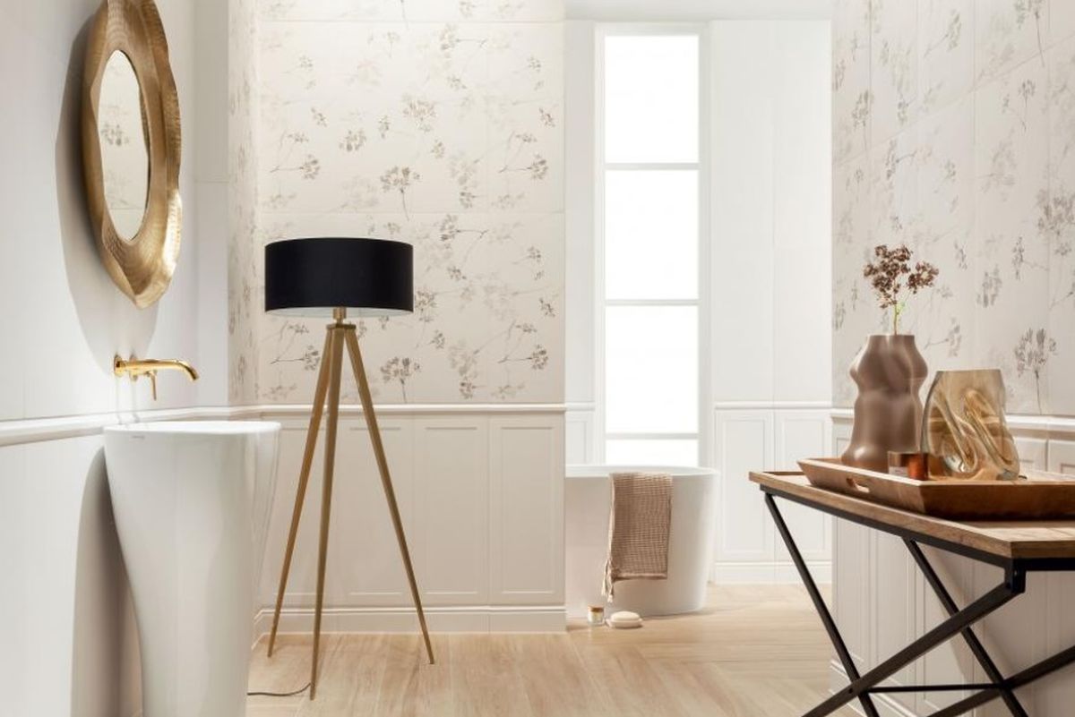 Tubądzin Mild Garden dekor ścienny 89,4x74,8 cm mix kolorów