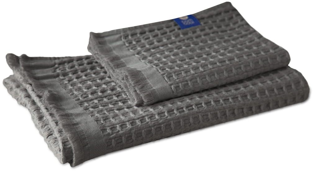 Texpol Soft Wafel ręcznik 160x80 cm i 80x50 cm komplet 2 szt bambusowy antracyt 26669