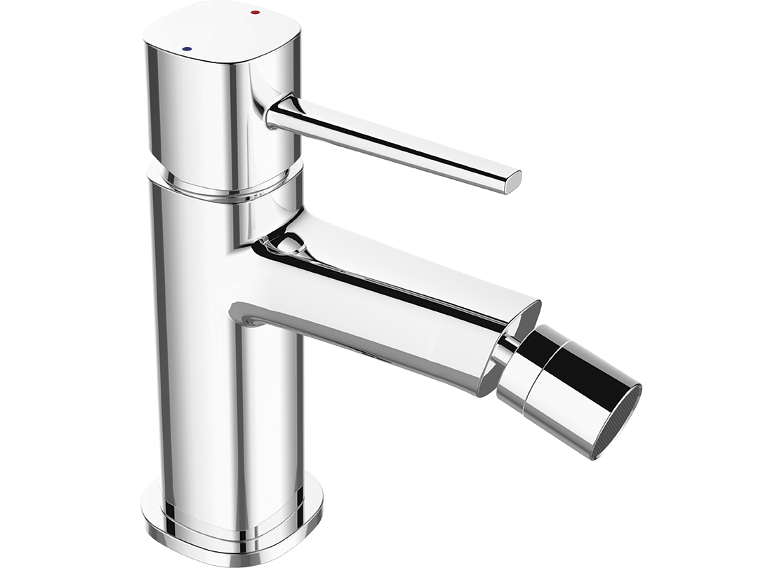 Laveo Pola bateria bidetowa stojąca chrom BAP032D