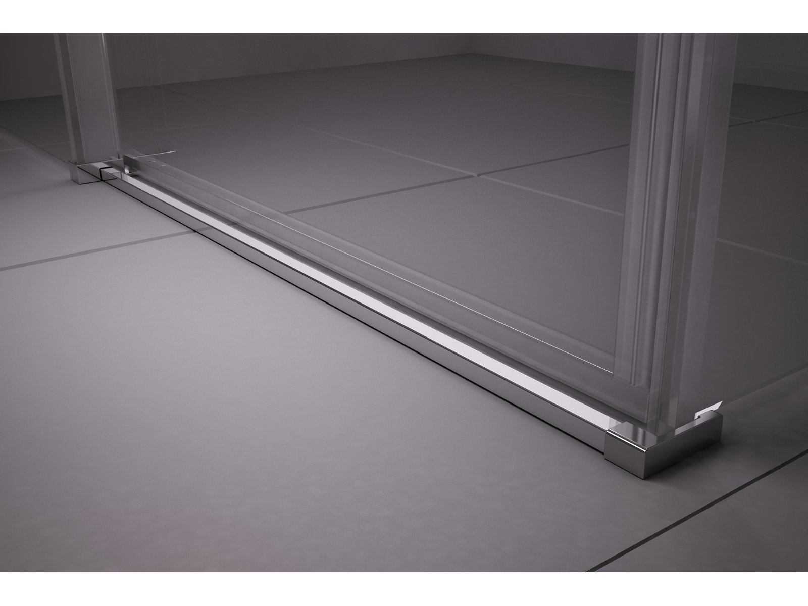 Ravak Matrix MSDPS-100/100 L kabina prysznicowa 100 cm kwadratowa lewa satyna/przezroczyste 0WLAAU00Z1