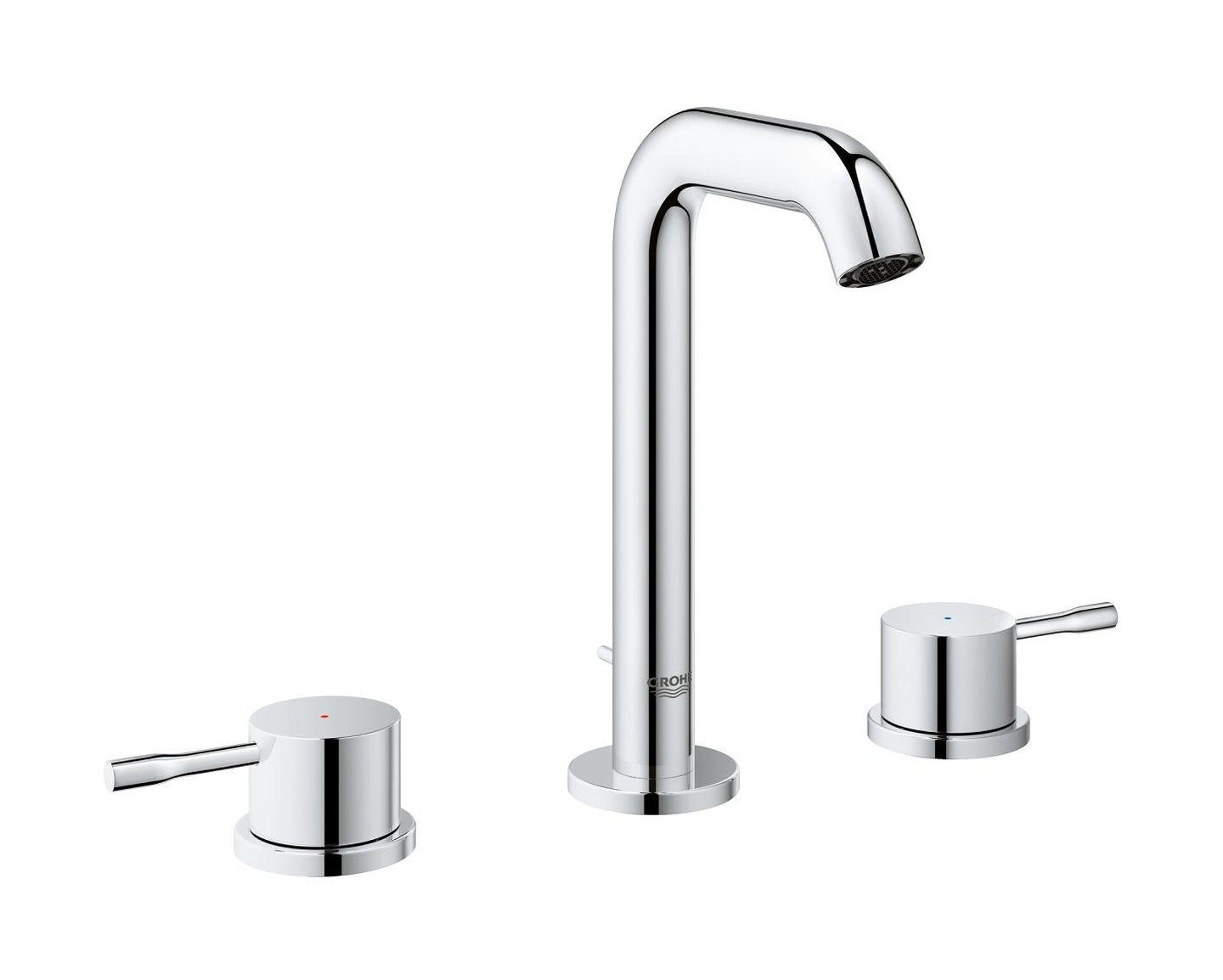 Grohe Essence New bateria umywalkowa 3-otworowa chrom 20296001