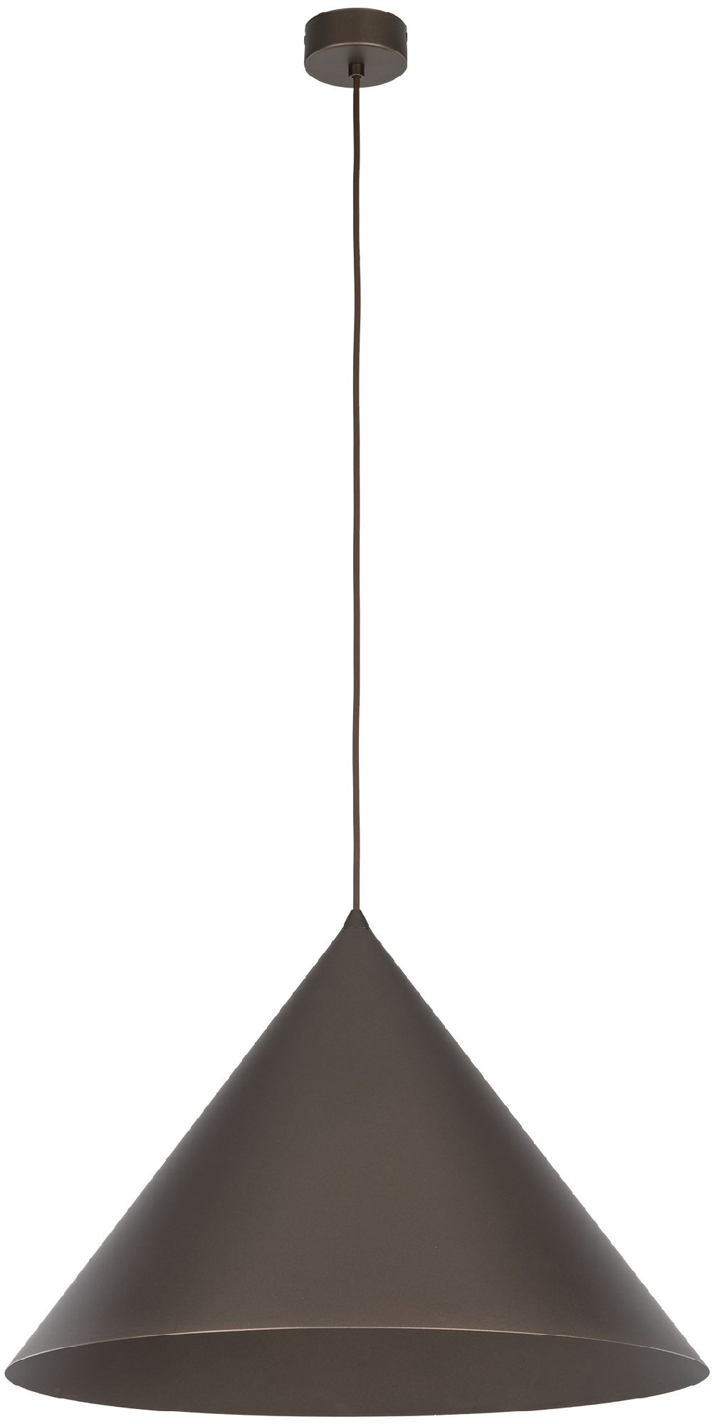 TK Lighting Cono lampa wisząca 1x15 W brązowa 10062