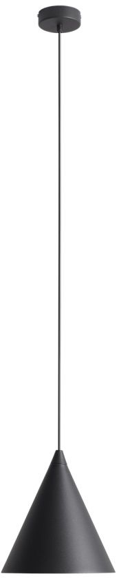 Aldex Form lampa wisząca 1x15 W czarna 1108G1